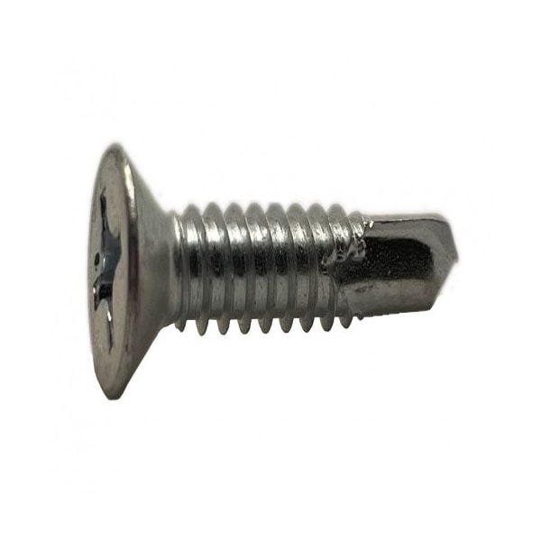 Suburban Bolt And Supply Sheet Metal Screw, #8 x 3/4 in, Steel Flat Head Phillips Drive A0100100048FT - main